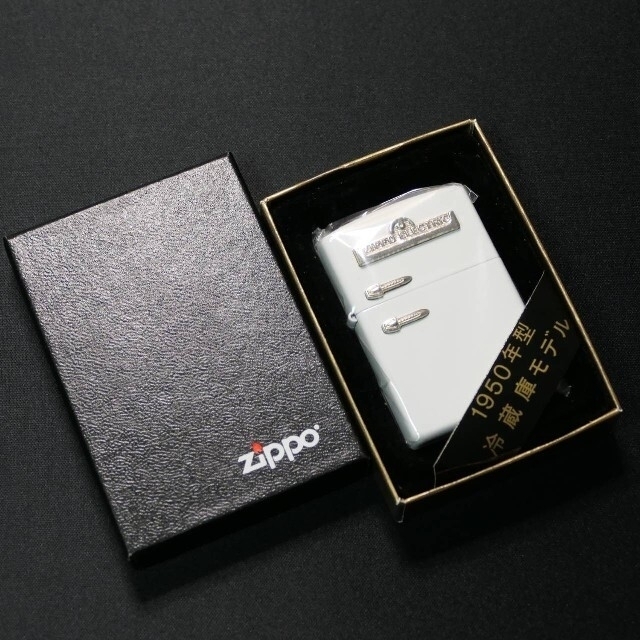 【新品未使用】’02年製 ZIPPO ELECTRIC 1950年型冷蔵庫モデル