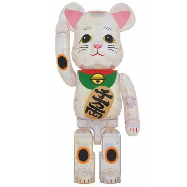 BE@RBRICK 招き猫 透明メッキ 1000% BE@RBRICK 招き猫 透明メッキ 1000%