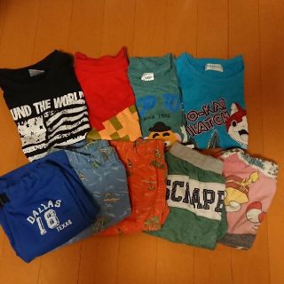 120センチ ９着セット 男の子(Tシャツ/カットソー)