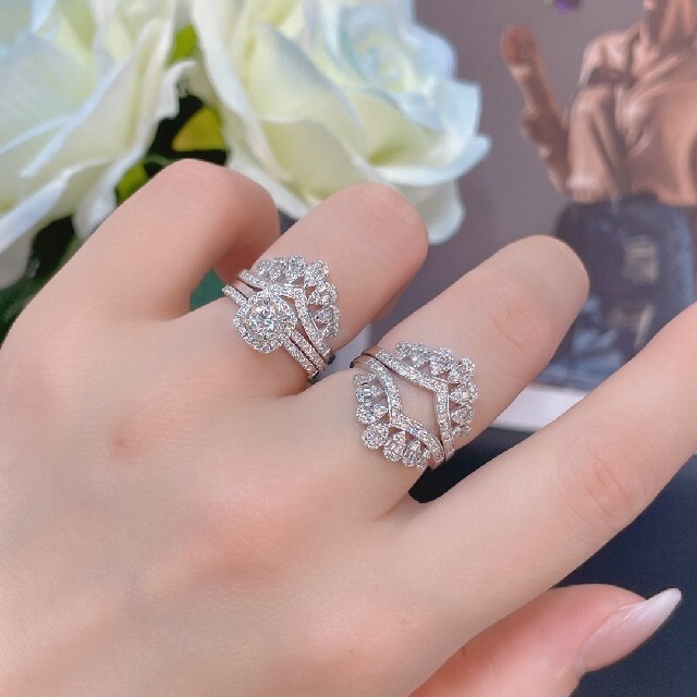 天然ダイヤモンドリング0.7ct k18 | nort.swiss
