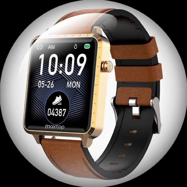 スマートウォッチ 歩数計, アラーム, 電話, Eメール  ブランド　カジュアル メンズの時計(腕時計(デジタル))の商品写真