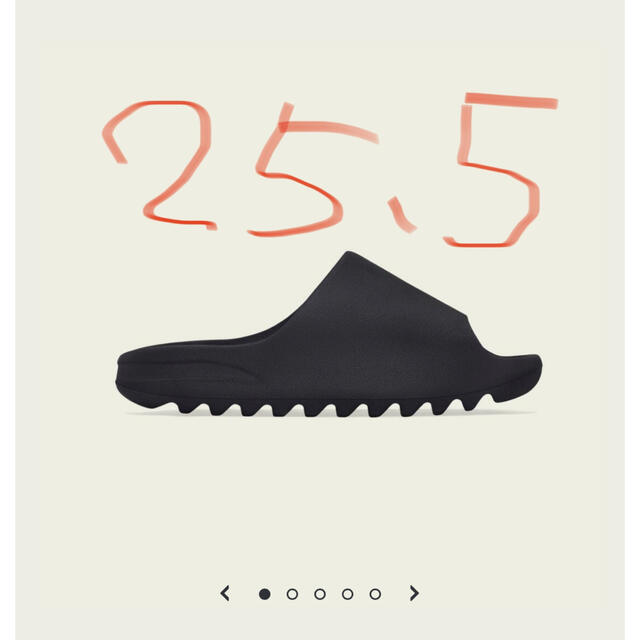 メンズadidas YEEZY SLIDE  25.5