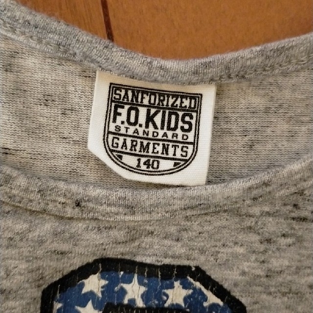 F.O.KIDS(エフオーキッズ)のF.O KIDS  裾カットレース USAロゴ タンクトップ アメカジ キッズ/ベビー/マタニティのキッズ服女の子用(90cm~)(Tシャツ/カットソー)の商品写真