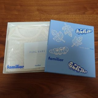 ファミリア(familiar)のファミリア 半袖シャツ/肌着 ピュアベビーシルク【90】(肌着/下着)