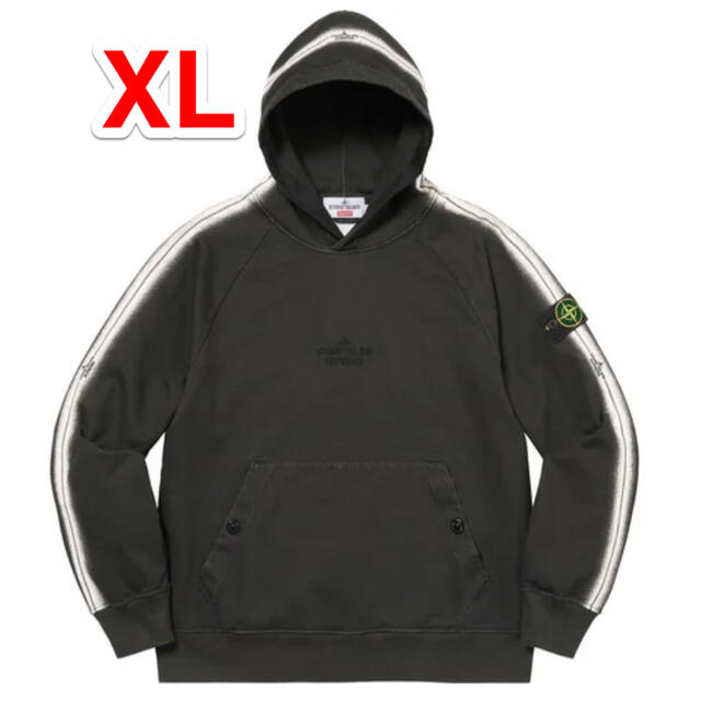 STONE ISLAND x SUPREME パーカー