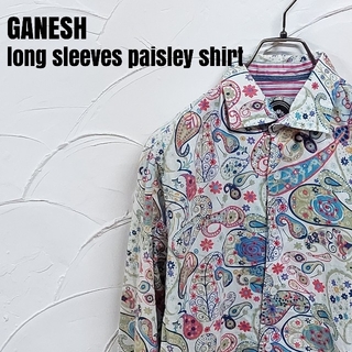 ガネーシュ(GANESH)のGANESH/ガネーシュ 長袖 ペイズリー柄 シャツ(シャツ)