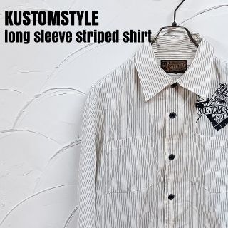 Kustom Style カスタムスタイル dickiesカスタムワークシャツ