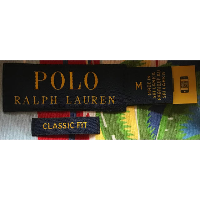 POLO RALPH LAUREN(ポロラルフローレン)の圧巻の風景画 ポロ ラルフローレン トロピカル柄 ボタニカル柄 アロハシャツ M メンズのトップス(シャツ)の商品写真