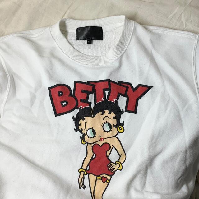 BETTY BOOP(USA)ビンテージグラフィックスウェットシャツ 1