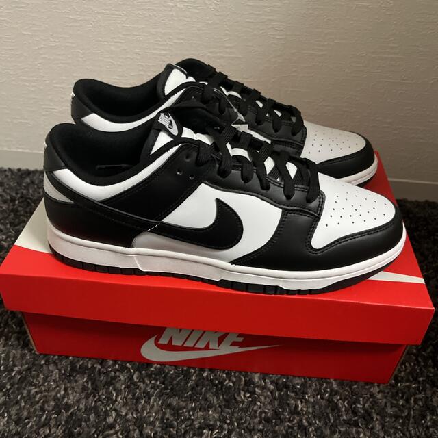 nike dunk low retro "white/black" 28cm