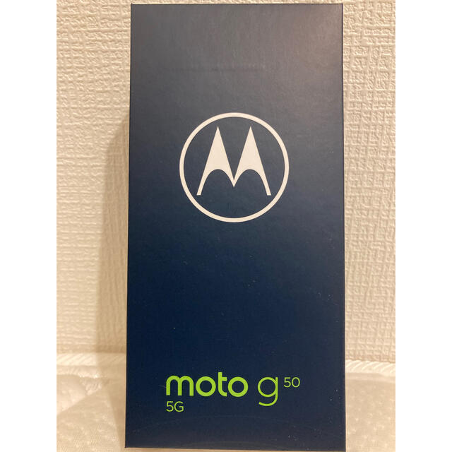 新品未開封　Motorola moto g50 5G メテオグレイ simフリー