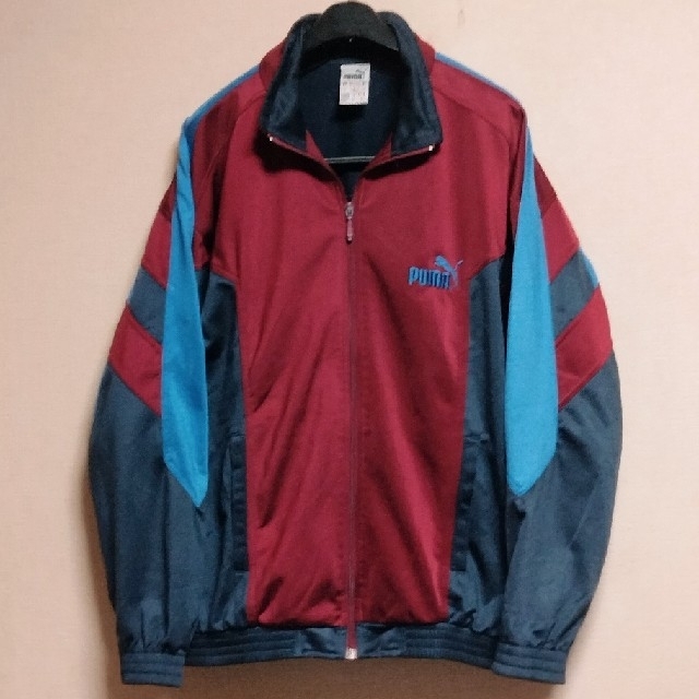 PUMA(プーマ)の90s“PUMA/プーマ”ジャージトップ/トラックジャケット#万国旗タグ#送料込 メンズのトップス(ジャージ)の商品写真