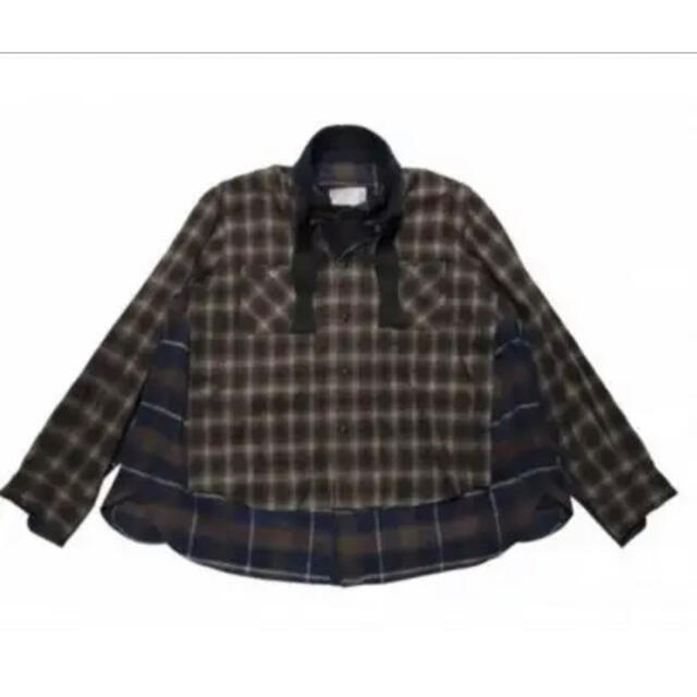 【12月スーパーSALE 15％OFF】 sacai レイヤードチェックシャツ 完売品 定価83600円 2020ss - touahria.com