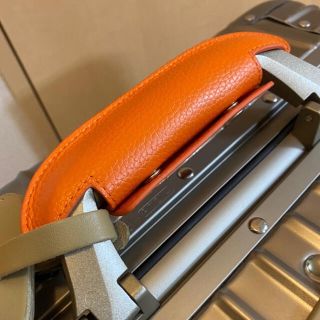 RIMOWA リモワ 専用 ハンドルカバー ダブルホック 両面レザー張り(トラベルバッグ/スーツケース)