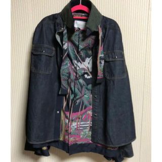 サカイ(sacai)のsacai 20SS SUNSURF レイヤードデニムシャツ(シャツ)