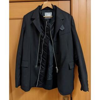 sacai - sacai 21ss suiting jacket black