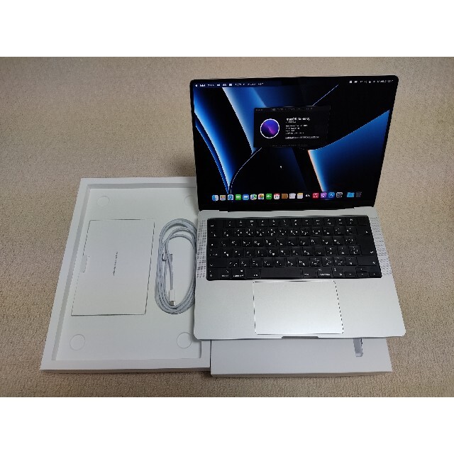 Mac (Apple)(マック)のMacBook Pro 14インチ M1 PRO 16GBメモリ 512GB スマホ/家電/カメラのPC/タブレット(ノートPC)の商品写真