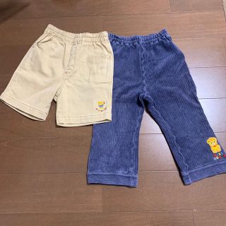 ミキハウス(mikihouse)のミキハウス　ズボン　２枚セット　ハーフパンツ　プッチー　90 (パンツ/スパッツ)