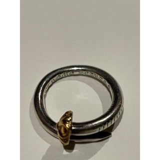 クロムハーツ(Chrome Hearts)のクロムハーツ Chrom hearts 22k ネイルクロスボール リング(リング(指輪))