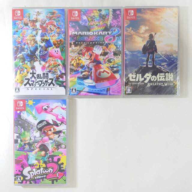 Nintendo Switch ソフト 4本セットエンタメ/ホビー