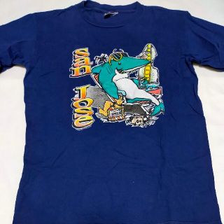 アディダス(adidas)のヴィンテージ　adidasサメのプリントTシャツ(Tシャツ/カットソー(半袖/袖なし))