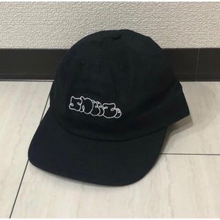 LQQK STUDIO SNEEZE LOGO HAT BLACK CAP