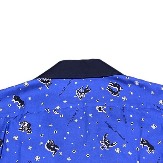 【新品】TOGA VIRILIS 星座オープンカラーシャツ 柄シャツ 半袖シャツ 6