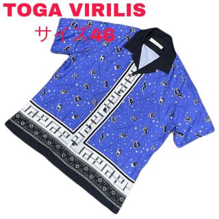 トーガ(TOGA)の【新品】TOGA VIRILIS 星座オープンカラーシャツ 柄シャツ 半袖シャツ(シャツ)