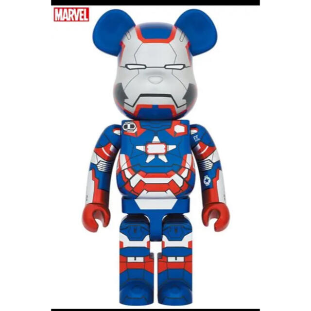 BE@RBRICK(ベアブリック)のBearbrick IRON PATRIOT 1000％ エンタメ/ホビーのフィギュア(その他)の商品写真