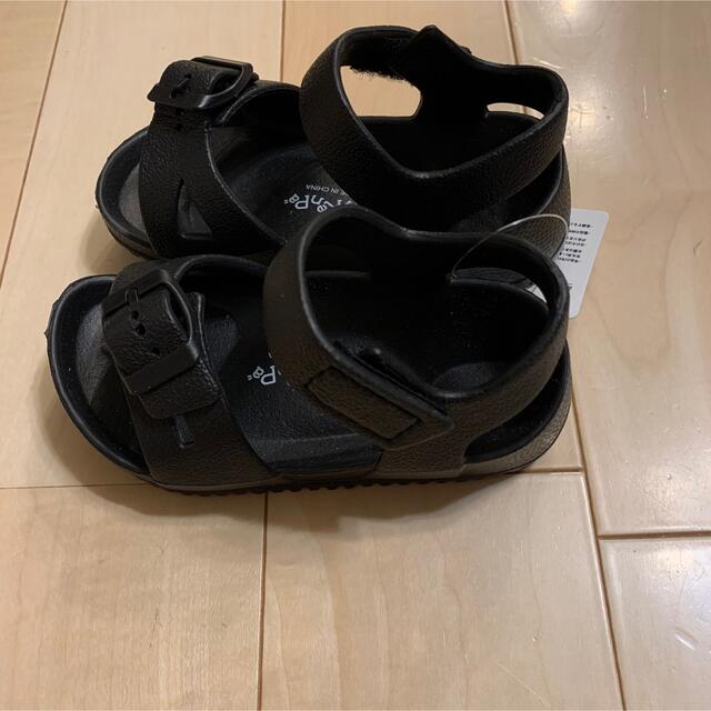 ⭐︎新品　キッズサンダル　シューズ　ブラック　15cm キッズ/ベビー/マタニティのベビー靴/シューズ(~14cm)(サンダル)の商品写真