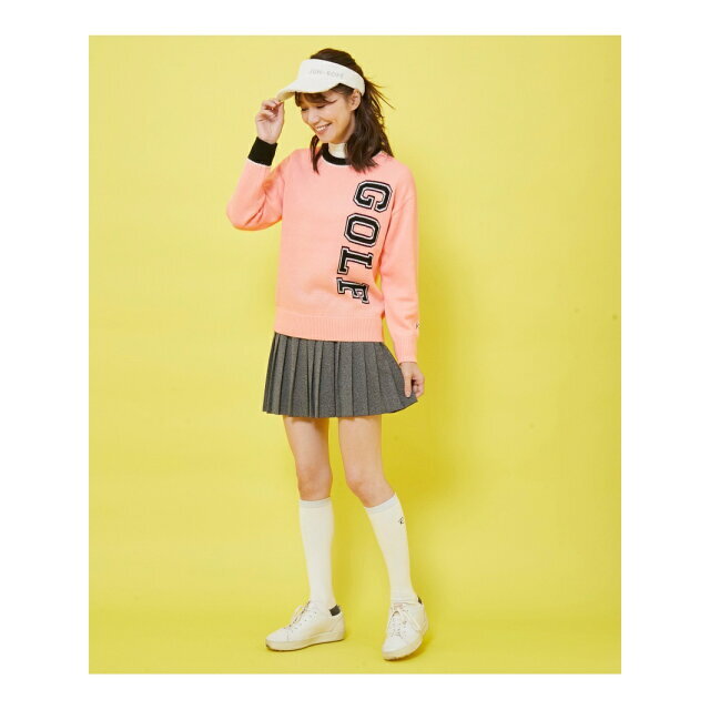 ターコイズ(49)】【三枝こころさんコラボ】「GOLF」インターシャ長袖