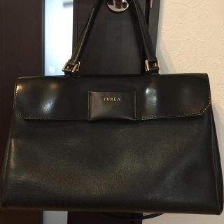 フルラ(Furla)のフルラ ブラック 美品(ハンドバッグ)