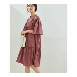 ロペピクニック(Rope' Picnic)の【ピンク系（65）】【防汚加工】ミニワンピース(ロングワンピース/マキシワンピース)