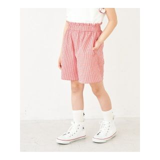 ロペピクニック(Rope' Picnic)の【レッド（60）】【KIDS】【Bonne Maman * ROPE' PICNIC】ギンガムチェックショートパンツ(パンツ/スパッツ)