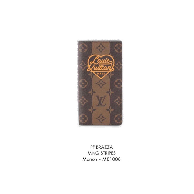 ルイヴィトン×NIGO M81008 モノグラム 長財布 ブラザ ポルトフォイユ