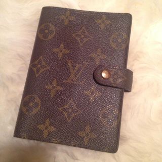 ルイヴィトン(LOUIS VUITTON)のLV ヴィトン モノグラム システム手帳(名刺入れ/定期入れ)