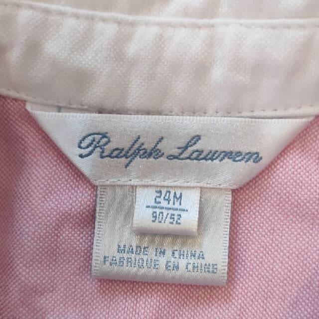 Ralph Lauren(ラルフローレン)のRalph Lauren　ワンピース　ピンク キッズ/ベビー/マタニティのキッズ服女の子用(90cm~)(ワンピース)の商品写真