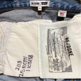 REDONE LEVIS RELAXED CROP USA製 25 新品未使用