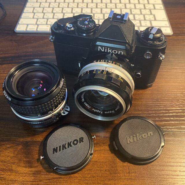 Nikon(ニコン)のNikon FE フィルムカメラ レンズ セット スマホ/家電/カメラのカメラ(フィルムカメラ)の商品写真