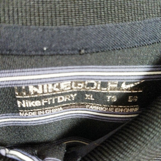 NIKE(ナイキ)の美品　NIKE　ナイキ　長袖ポロシャツ　刺繍ロゴ　NIKEGOL メンズのトップス(ポロシャツ)の商品写真