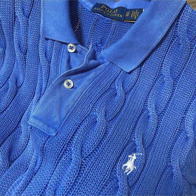 Ralph Lauren(ラルフローレン)のポロ ラルフローレン ケーブル ニット　RalphLauren サマーニット レディースのトップス(ニット/セーター)の商品写真