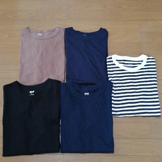 ユニクロ(UNIQLO)のユニクロU　クルーネックTシャツ　5枚(Tシャツ/カットソー(半袖/袖なし))