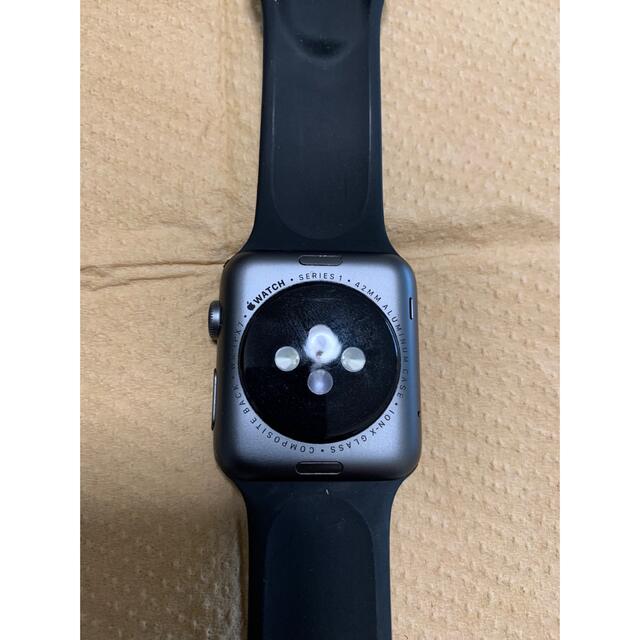 Apple Watch(アップルウォッチ)の週末値引き Apple Watch series 1 42mm 美品  スマホ/家電/カメラのスマホアクセサリー(その他)の商品写真