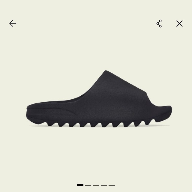 adidas(アディダス)のadidas YEEZY Slide "Onyx"　27.5cm メンズの靴/シューズ(サンダル)の商品写真