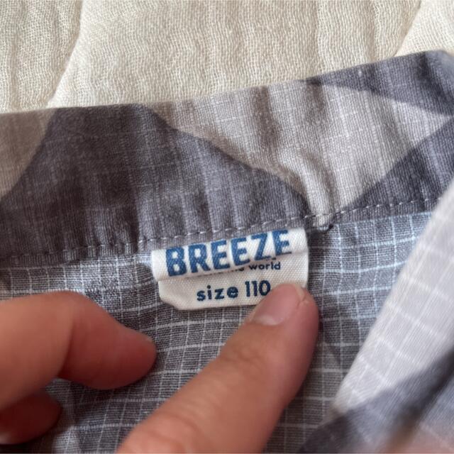 BREEZE(ブリーズ)の110 甚平　ブリーズ キッズ/ベビー/マタニティのキッズ服男の子用(90cm~)(甚平/浴衣)の商品写真