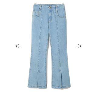 ビューティアンドユースユナイテッドアローズ(BEAUTY&YOUTH UNITED ARROWS)の【fumi様専用】 soduk center slit denim / blue(デニム/ジーンズ)