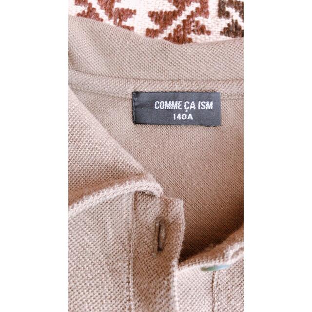 COMME CA ISM(コムサイズム)のコムサイズム　comme ca ism ポロワンピ　ポロシャツ　140 キッズ/ベビー/マタニティのキッズ服女の子用(90cm~)(ワンピース)の商品写真