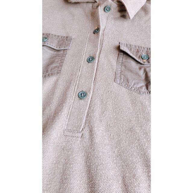 COMME CA ISM(コムサイズム)のコムサイズム　comme ca ism ポロワンピ　ポロシャツ　140 キッズ/ベビー/マタニティのキッズ服女の子用(90cm~)(ワンピース)の商品写真