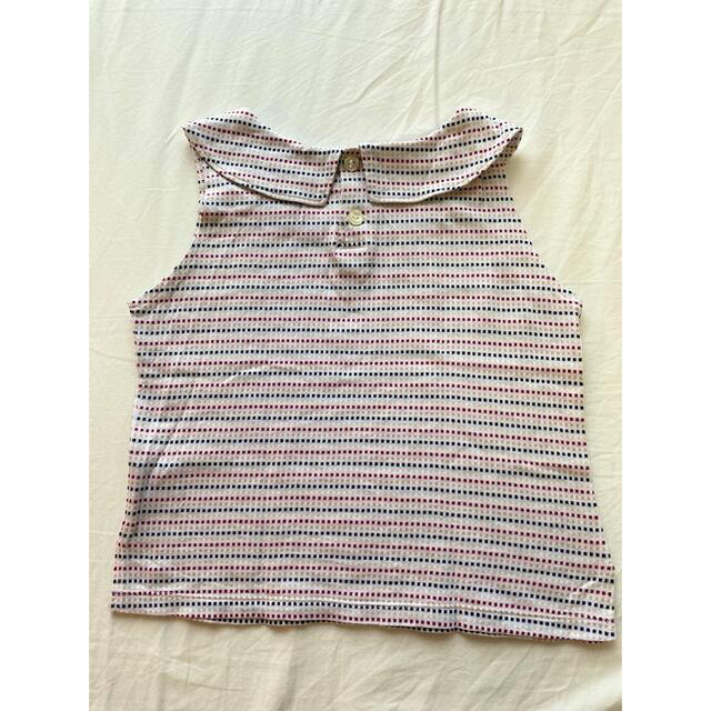 BURBERRY(バーバリー)のバーバリーキッズノースリーブシャツ キッズ/ベビー/マタニティのキッズ服女の子用(90cm~)(Tシャツ/カットソー)の商品写真