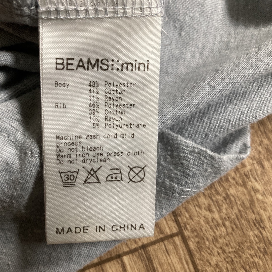 BEAMS(ビームス)のビームス　ビームスミニ　Tシャツ　110 キッズ/ベビー/マタニティのキッズ服男の子用(90cm~)(Tシャツ/カットソー)の商品写真